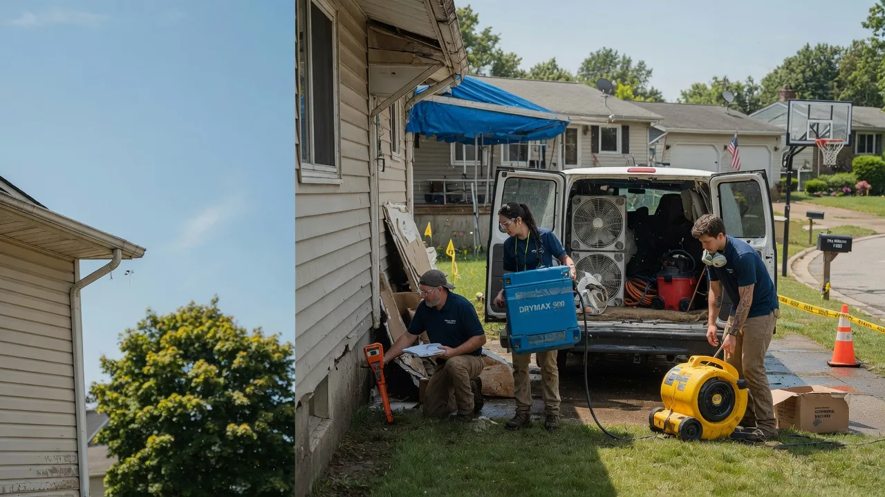 Ceiling Leak Cleanup in Hollandale, WI near me