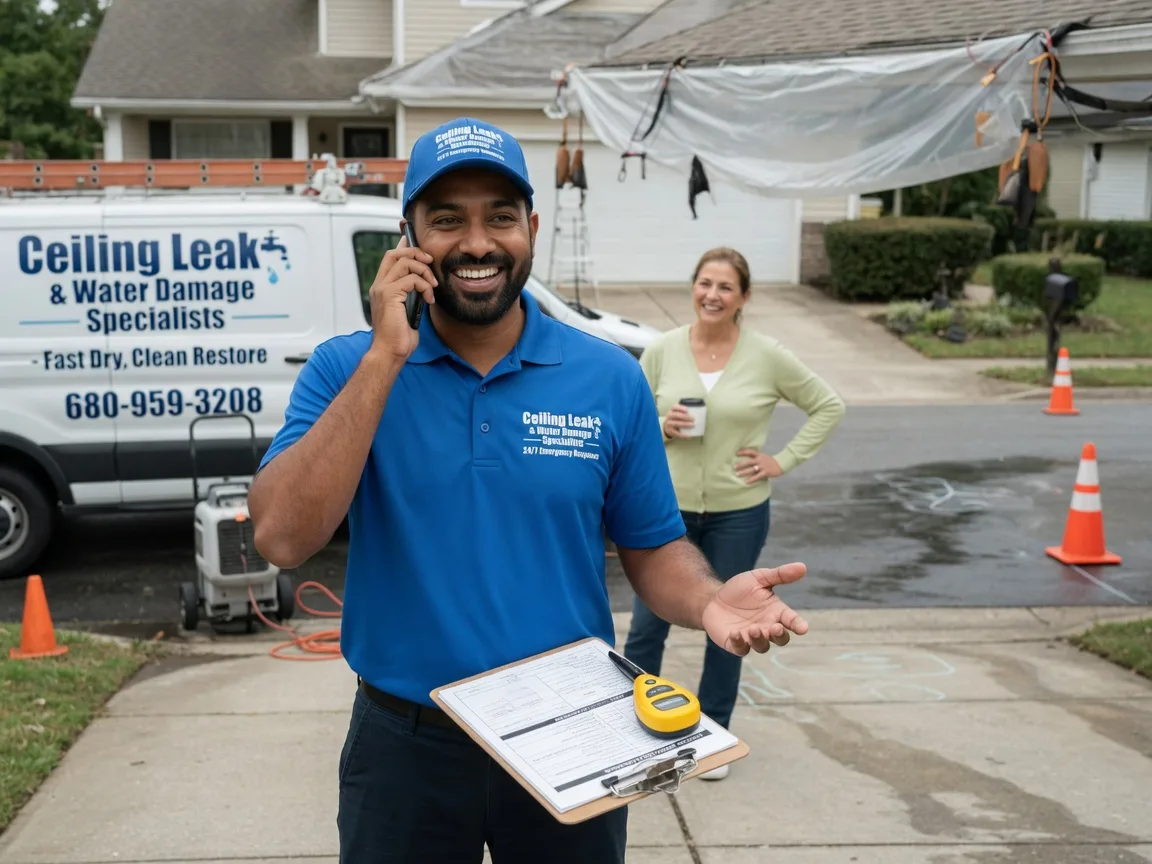 Ceiling Leak Cleanup Hollandale, WI FAQs